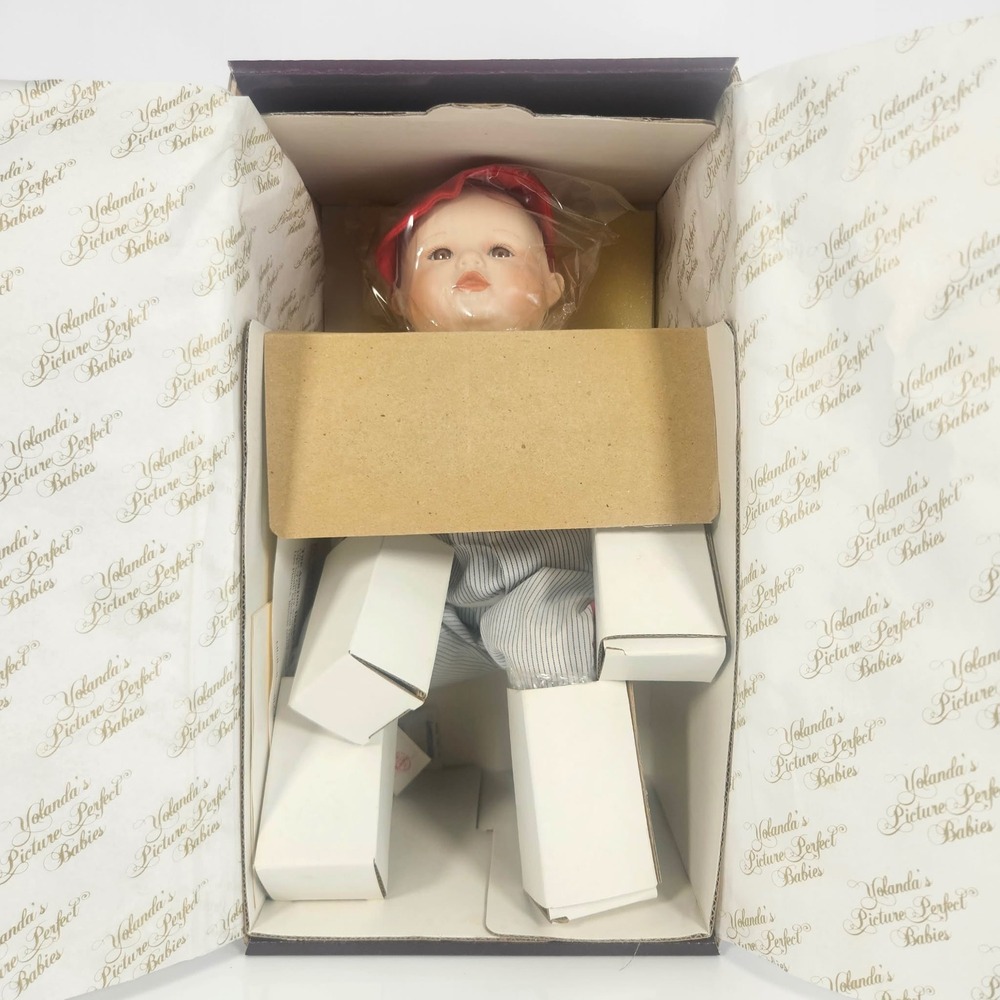 Edwin M Knowles Yolanda's Picture Perfect Babies Porcelain Doll New In Box